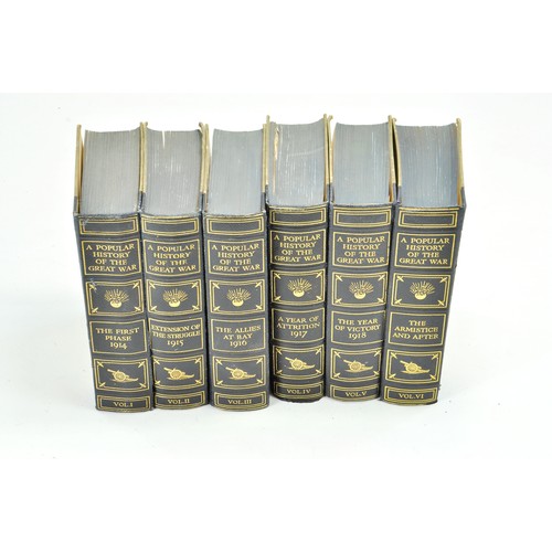 749 - Military Books / Publications comprising The Popular History of the Great War Volumes 1 to 6.