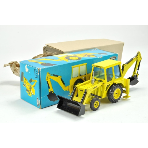 105 - NZG 1/35 Construction issue comprising No. 161 Ford 550 Excavator Loader. Appears generally excellen... 
