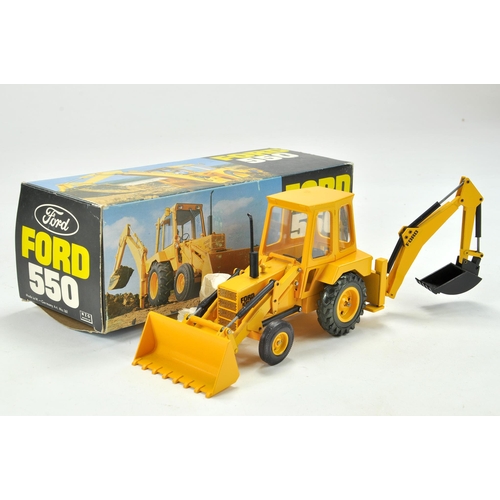106 - NZG 1/35 Construction issue comprising No. 130 Ford 550 Excavator Loader. Appears generally excellen... 