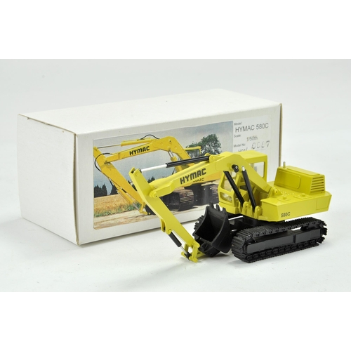 112 - Kent Construction Models 1/50 Hymac 580C Excavator - Hand Built Resin Model. Appears generally excel... 