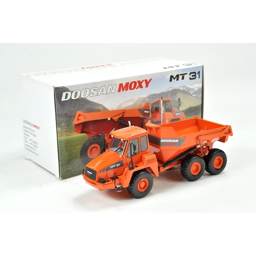 123 - NZG 1/50 Construction issue comprising Doosan Moxy Dump Truck. Generally very good to excellent with... 