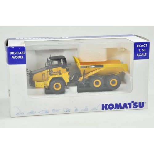 127 - Universal Hobbies 1/50 Construction issue comprising Komatsu HM250 Dump Truck. Generally excellent w... 