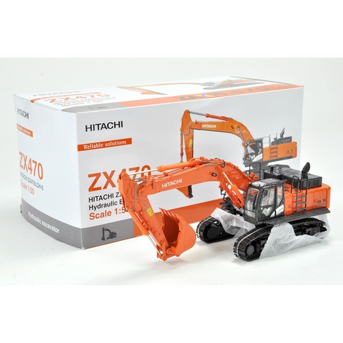 131 - TMC Scale Models 1/50 construction issue comprising Hitachi Zaxis 470LCH Hydraulic Excavator. Appear... 