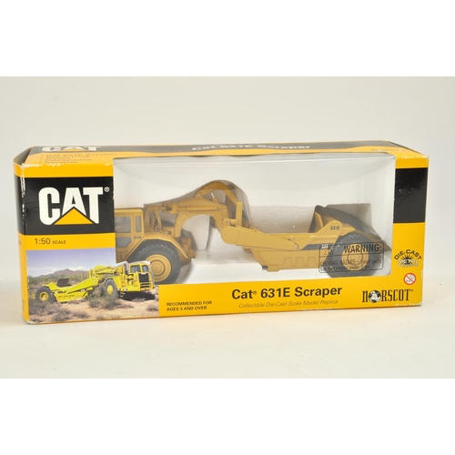 133 - Norscot 1/50 construction issue comprising CAT 631E Scraper. Appears excellent with original box.