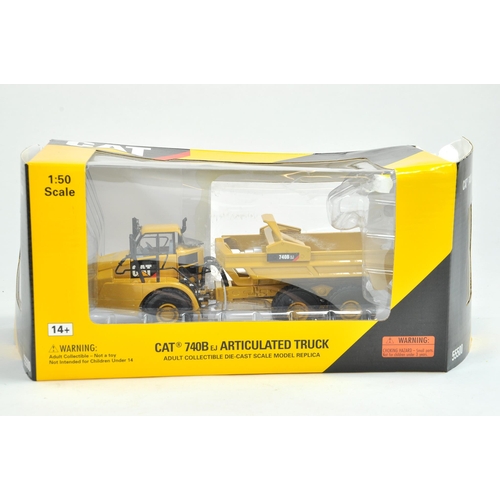 136 - Norscot 1/50 construction issue comprising CAT 740B EJ Dump Truck. Appears excellent with original b... 