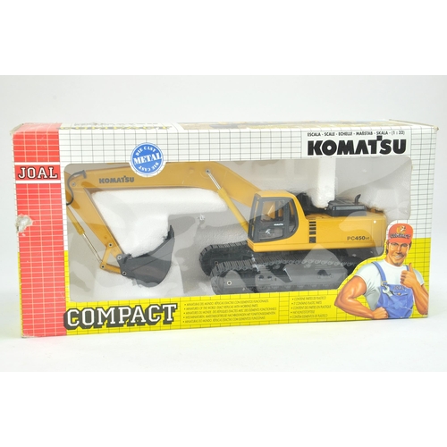 141 - Joal 1/32 construction issue comprising Komatsu PC450 LC Excavator. Appears generally very good to e... 