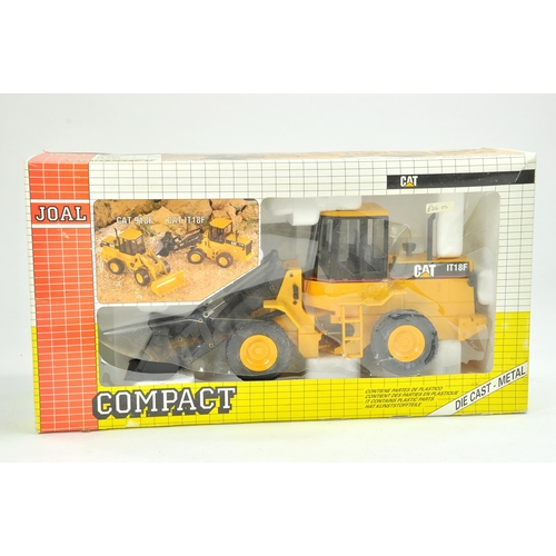 143 - Joal 1/25 construction issue comprising CAT IT18F Wheel Loader. Appears generally very good to excel... 