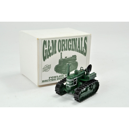160 - G&M Originals 1/32 Farm Issue comprising Fowler Mark VF Crawler Tractor. Appears excellent, complete... 