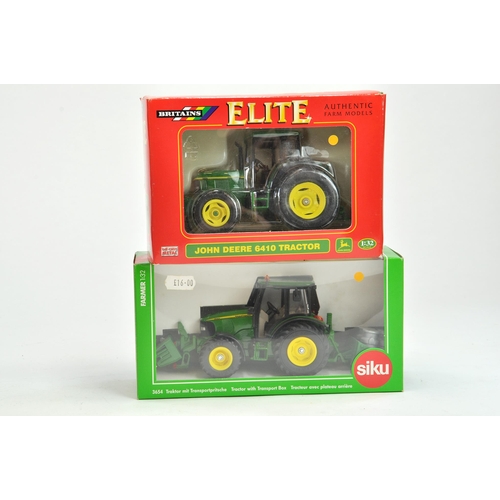 200 - Siku 1/32 Farm issue comprising John Deere 5620 Tractor with Attachments plus Britains Elite John De... 