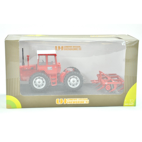 229 - Universal Hobbies 1/32 Farm issue comprising Massey Ferguson 1200 Tractor with cultivator. Excellent... 