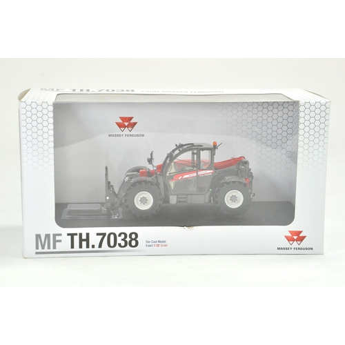 233 - Universal Hobbies 1/32 Farm issue comprising Massey Ferguson MF TH.7038 Telehandler. Excellent, secu... 