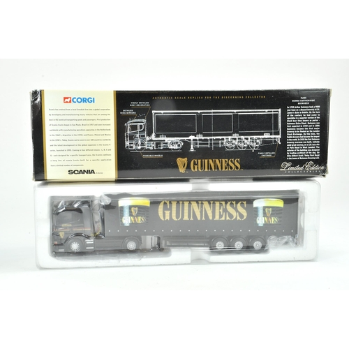 61 - Corgi 1/50 Diecast Truck issue comprising No. 76403 Scania Curtainside in the livery of Guinness. No... 