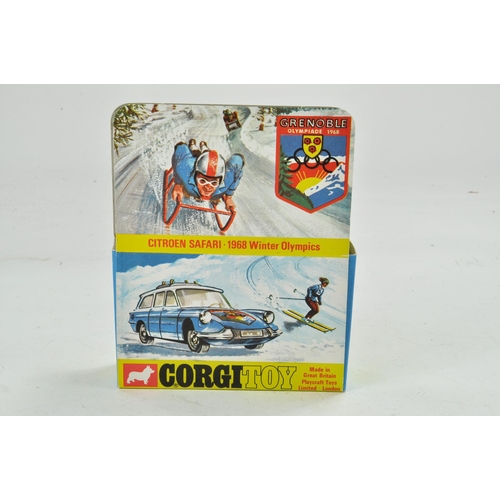 1559 - Corgi no. 499 Citroen Safari Grenoble 1968 Winter Olympics. Complete with leaflets. Appears excellen... 