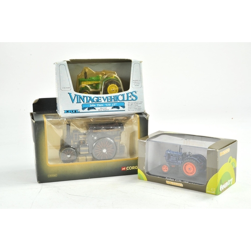 340 - Trio of Farm items including Boxed Fordson Major E27N in 1/43 plus Corgi Vintage Glory and Ertl issu... 