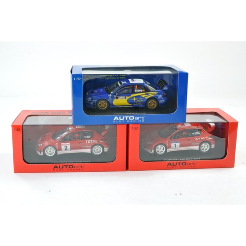 Autoart - Slot Car Interest comprising trio of boxed issues including ...