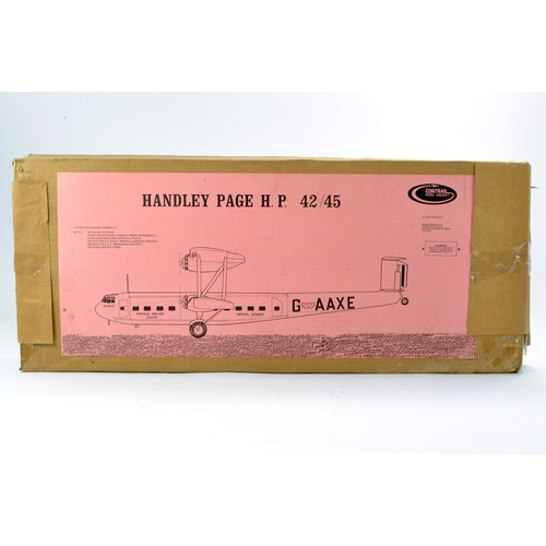 1002 - Contrail Model Aircraft comprising 1/72 Vac Form Handley Page HP 42-45 Model Kit. Looks to be comple... 