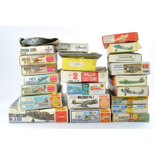 1003 - Twenty Four Plastic Model Kits, mostly aircraft, a couple of conversion kits, from various makers in... 