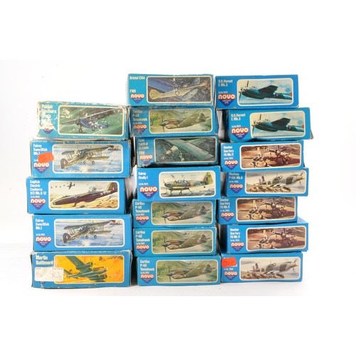 1007 - Nineteen Plastic Model Kits from NOVO. All look to be complete and unstarted, some boxes grubby. (19... 