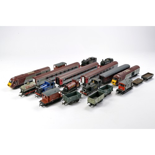 1059 - Model Railway group comprising various Locomotives from various makers plus rolling stock including ... 