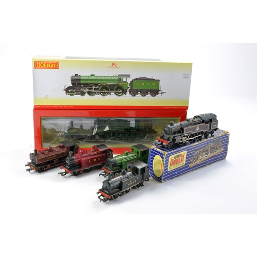 1063 - Model Railway group comprising Hornby No. R3447 LNER B17 Locomotive, Kilverstone Hall which appears ... 