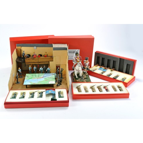 1080 - Assorted boxed metal figure sets from Good Soldiers inclusive of interesting hand made RAF Operation... 