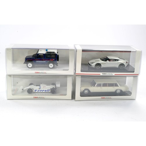 1112 - TSM Models 1/43 Scale Miniatures comprising Vanquish Zagato, Land Rover Defender 90, 1981 Tyrell F1 ... 