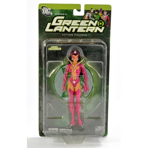 1147 - DC Direct Carded Action Figure comprising Green Lantern Star Sapphire. Excellent. Unopened. Corners ... 