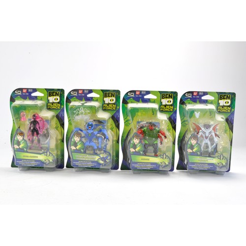 1181 - Bandai Cartoon Network Ben 10 Alien Force Carded Figures comprising Highbreed, Spidermonkey and Gwen... 