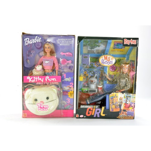 1211 - Fashion Dolls comprising Barbie Kitty Fun, and Generation Girl My Room Barbie. Excellent and unopene... 