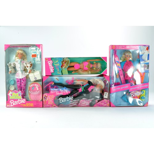 1228 - Fashion Dolls comprising Barbie older issues including Miami Barbie, Winter Sports Barbie, Pet Docto... 