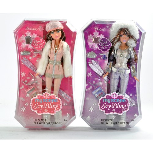 1229 - Fashion Dolls comprising Barbie My Scene Series - Icy Bling Chelsea and Delancey. Excellent and unop... 