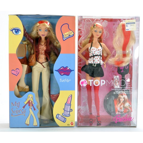 1231 - Fashion Dolls comprising Barbie Top Model and My Scene City Barbie. Excellent and unopened. No obvio... 