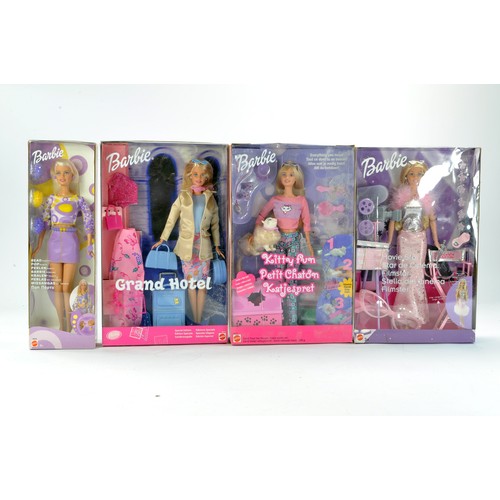 1237 - Fashion Dolls comprising Barbie Bead Party, Grand Hotel, Kitty Fun and Movie Star. Excellent and uno... 