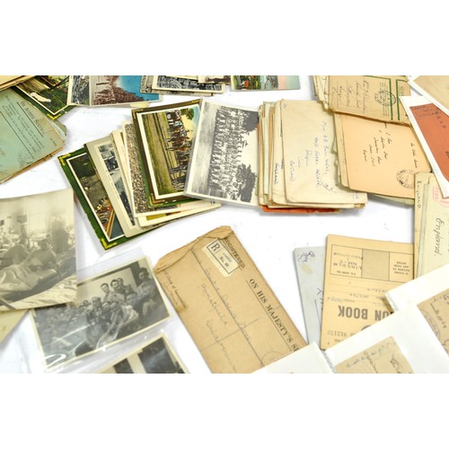 1504 - Stamps, Postal History and Ephemera comprising many dozen items relating to India including military... 