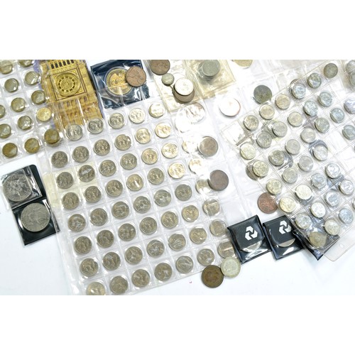 1515 - Coins comprising large collection of early to mid 20th century coinage comprising half crown sets, t... 