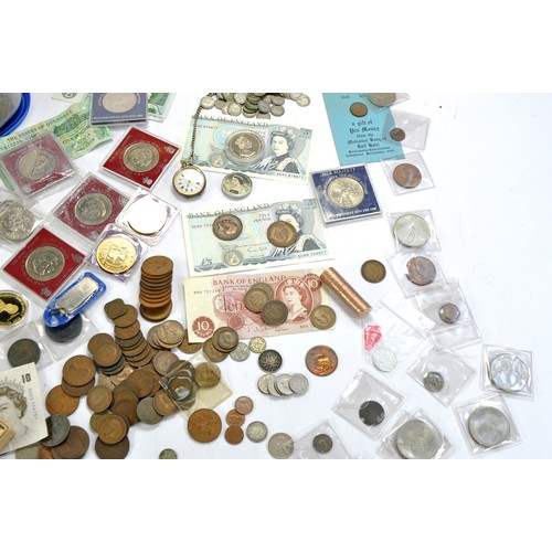 1516 - Coins comprising large collection of coinage dating late 19th to mid 20th century (mainly). The odd ... 