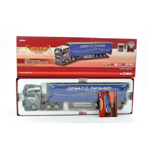 36 - Corgi Diecast Model Truck issue comprising No. CC15204 MAN TGX Curtainside in the livery of Ferguson... 