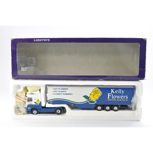 7 - Lion Toys Diecast Model Truck issue comprising DAF XF Fridge Trailer in the livery of Kelly Flowers.... 