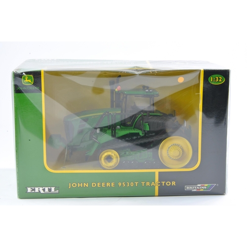 84 - Britains Farm 1/32 issue comprising John Deere 9530T Tractor. Excellent, secure in box and not previ... 