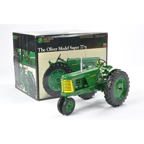 190 - Ertl 1/16 Farm Issue comprising Oliver Super 77 Tractor. Precision Series. Has been displayed but ap... 