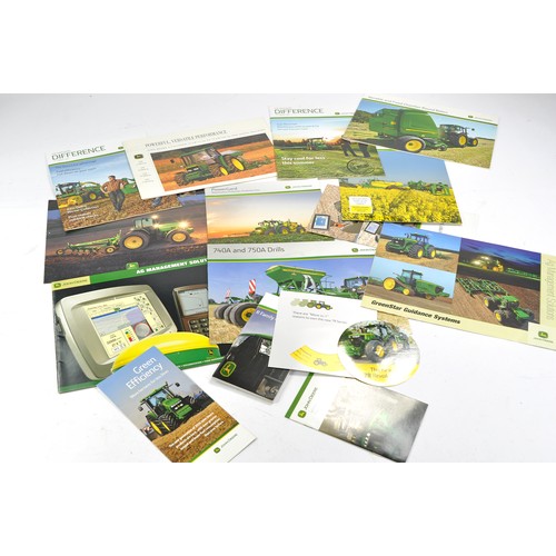 448 - Tractor and Machinery Brochures comprising in excess of 30 mostly John Deere multi page leaflets in ... 