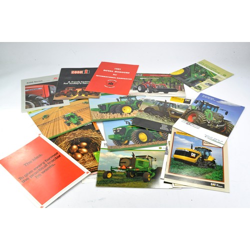 449 - Tractor and Machinery Literature comprising sales brochures and leaflets from Massey Ferguson, John ... 