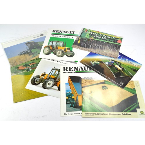 450 - Tractor and Machinery Literature comprising sales brochures and leaflets from John Deere including s... 