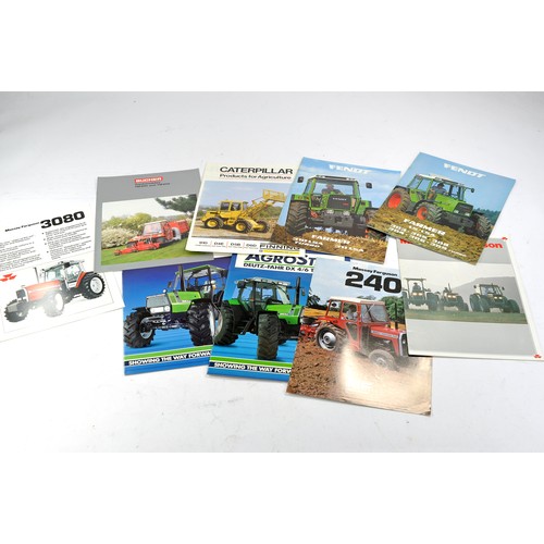 451 - Tractor and Machinery Literature comprising sales brochures and leaflets from Massey Ferguson, Chall... 