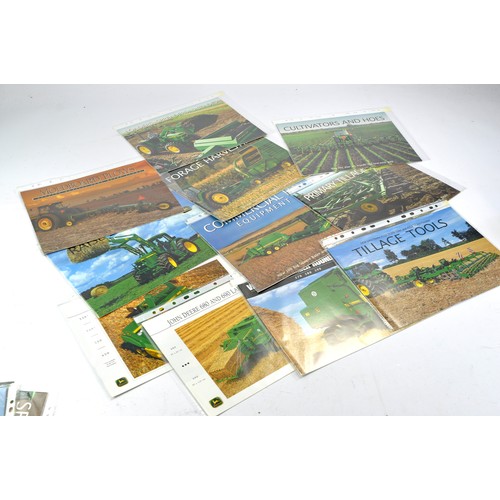 453 - Tractor and Machinery Literature comprising sales brochures and leaflets from mainly John Deere Amer... 