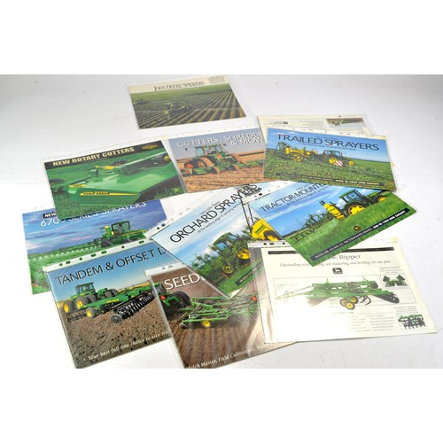 453 - Tractor and Machinery Literature comprising sales brochures and leaflets from mainly John Deere Amer... 