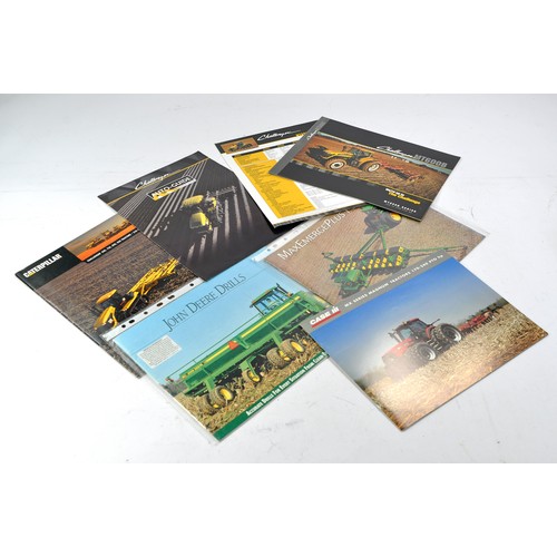 454 - Tractor and Machinery Literature comprising sales brochures and leaflets from Agco Allis, John Deere... 