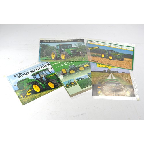 456 - Tractor and Machinery Literature comprising sales brochures and leaflets from John Deere, Case IH, I... 