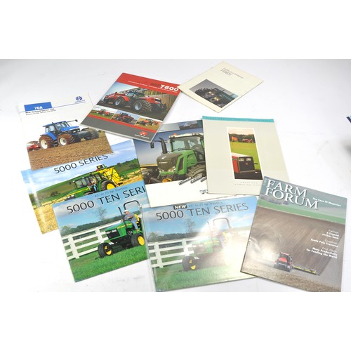 458 - Tractor and Machinery Literature comprising sales brochures and leaflets from Massey Ferguson, Iseki... 