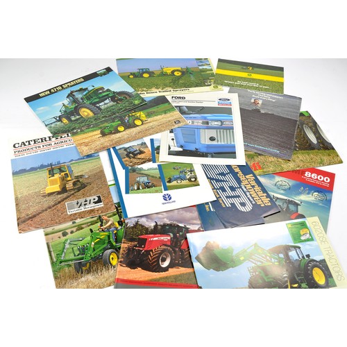 459 - Tractor and Machinery Literature comprising sales brochures and leaflets from Case IH, New Holland, ... 